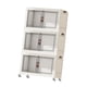 thumbnail image 5 of Gabinete de almacenamiento plegable Contenedores de almacenamiento apilables de moda con ruedas Contenedores de almacenamiento Cajas de almacenamiento 3 capas 65 cm, 5 of 9