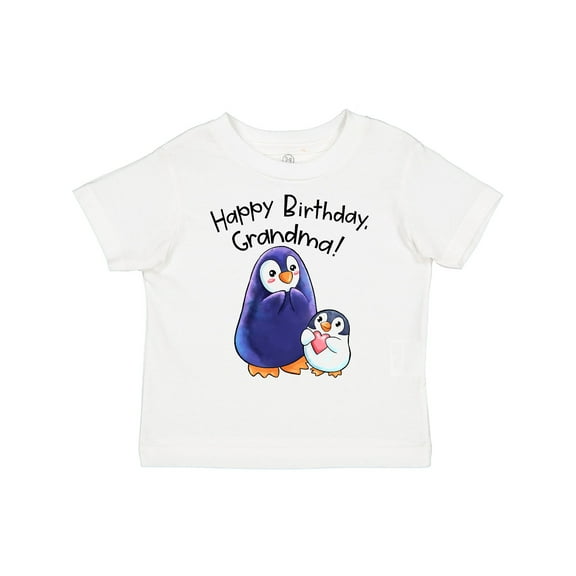 Inktastic Happy Birthday, Grandma- Cute Penguins Boys or Girls Toddler T-Shirt
