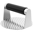 thumbnail image 2 of CHUANK Burger Press Stainless Steel Burger Smasher 5.5 Inch Round Bacon Press Non-Stick Smooth Hamburger Press with Handle Manual Grill Press Flat Bottom Without Ridges Dishwasher Safe fo, 2 of 6