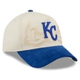 thumbnail image 3 of Men's New Era Stone Kansas City Royals Western Stitch 9FORTY A-Frame Adjustable Hat, 3 of 5