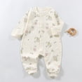 thumbnail image 2 of Bodysuit for Baby Girls & Boys for 6-9 Months Preemie Baby Pure Cotton Long Sleeved Newborn Toddler Clothes Boys And Girls Baby Romper Pajamas Crawling Clothes, 2 of 7