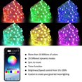 thumbnail image 4 of USB Bluetooth-compatible Phone Remote Controlled LED Light Strip Christmas Holiday Decor, 4 of 8