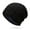Black, variant on Fall Winter Unisex Piled Hat Baggy Solid Color Knitted Elastic Keep Warm Good Elasticity Thermal Insulation Outdoor Daily Wear Beanie Anti-slip Cap