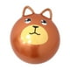 thumbnail image 1 of Pelota inflable para saltar para niños, 42 cm de diámetro, diseño de dibujos animados para interiores y exteriores. marrón claro, 1 of 9