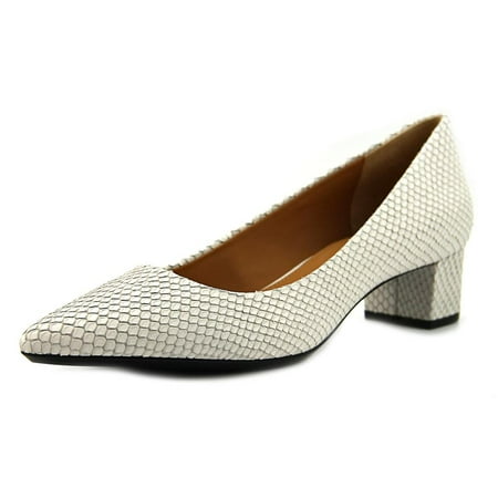 Calvin Klein Womens Genoveva Pointed Toe Classic Pumps Platinum White Size 7.0 Calvin Klein Womens Genoveva Pointed Toe Classic Pumps Platinum White Size 7.0