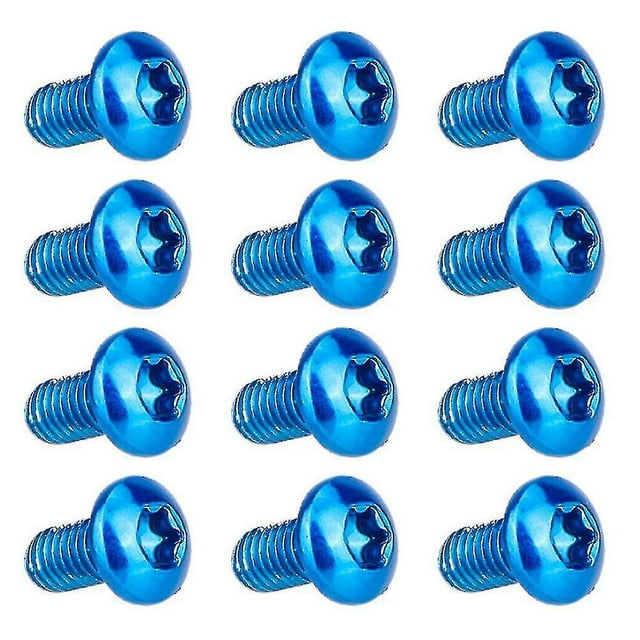 12 Uds tornillos Torx coloridos tornillos Torx de bicicleta tornillos de fijación accesorios de freno