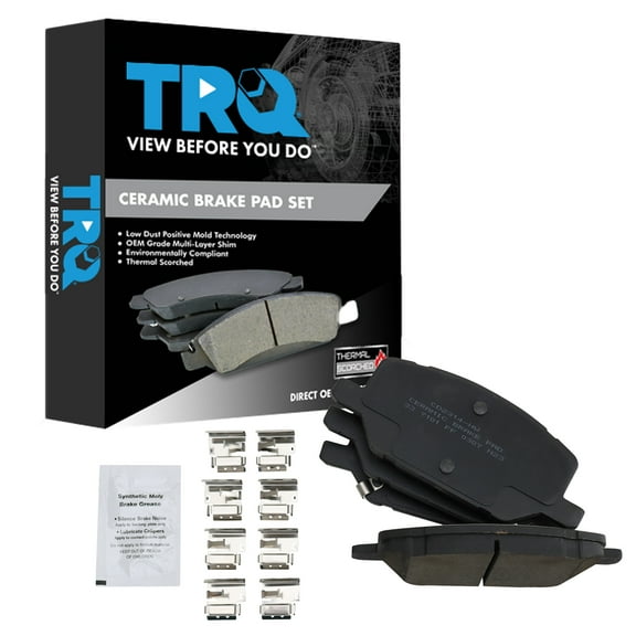 TRQ Front Ceramic Brake Pads Fits 2020 Envision 20-21 CT5 21 XT4 Equinox Terrain BFA19087