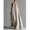 Ivory White-L, variant on Ivory White Striped Linen-Blend Sleeveless Halter Maxi Slip Dress