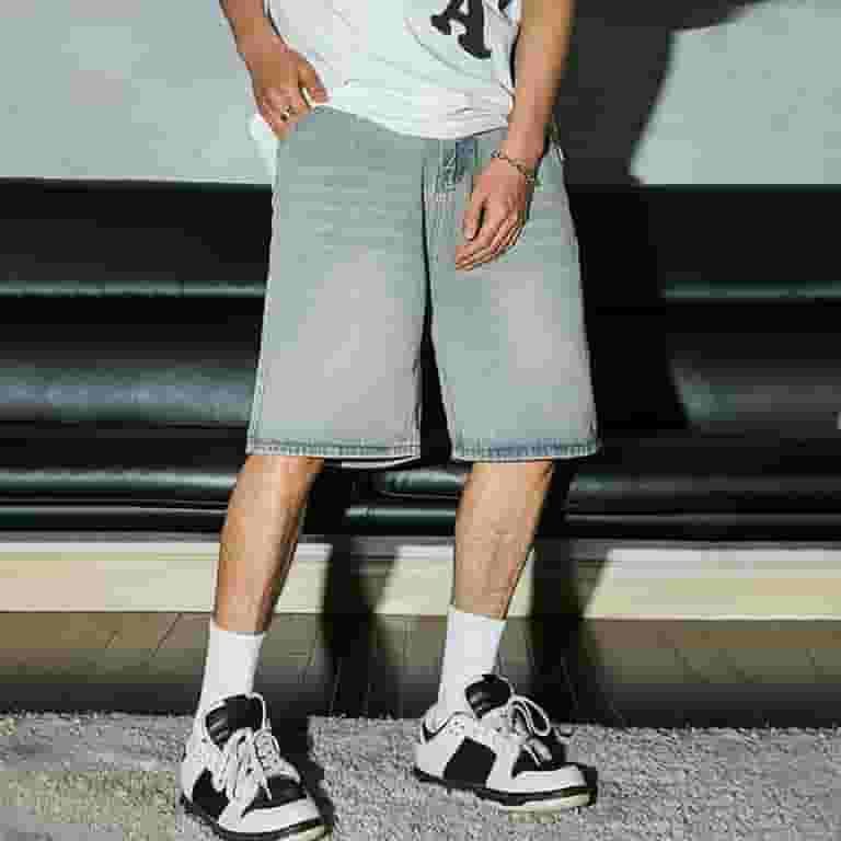 初売り 福袋 Dpytoraw Men's Shorts Baggy Short Jeans Boys Baggy Jeans Clothing