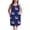 NavyFloral, variant on FEREMO Nightgowns for Women Plus Size Sleeveless Tank Sleep Dress Soft Print Sleepwear