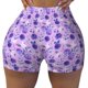 thumbnail image 2 of Fotbe Violet Shorts Sin Costuras – Shorts Deportivos de Cintura Alta para Mujer, Elásticos para Gimnasio, Yoga, Running o Ciclismo-Medium, 2 of 8