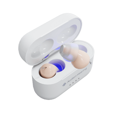 Audien Hearing - Audien Atom Pro 2 OTC Hearing Aids - Beige