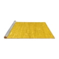 thumbnail image 2 of Ahgly Company Machine Washable Indoor Rectangle Abstract Yellow Contemporary Area Rugs, 6' x 9', 2 of 4