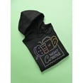 thumbnail image 3 of Cinema Night Neon Sign Hoodie Men -Image by Shutterstock, Male XX-Large, 3 of 4