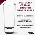 thumbnail image 3 of Cordial Shooter Shot Glasses 2 oz. Set of 10, Bulk Pack - Great for Birthdays, Parties, Indoor & Outdoor Events - Black, 3 of 5