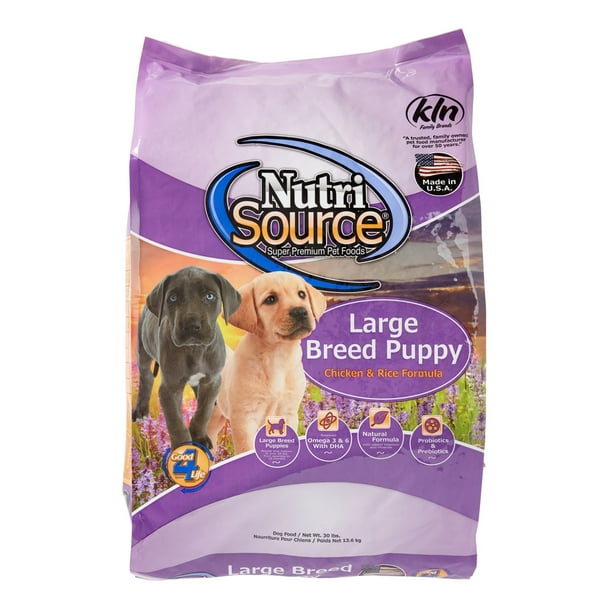 Nutrisource Large Breed Puppy Dry Dog Food 30 Lb Walmart Com