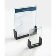 thumbnail image 2 of Cal Mil 1510-32-60 U-Style Menu & Card Holder with Bamboo Frame - 3.5 x 1 x 2 in., 2 of 3