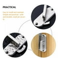 TUMALL Sliding Barn Door Lock for Handles Black Pocket Locks Doors