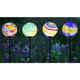 thumbnail image 2 of Alpine 8015535 31 in. Glass & Metal Outdoor Garden Stake, Assorted Color - Case of 16, 2 of 2