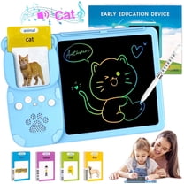 Xueyu Talking Flash Cards LCD Writing Tablet for Preschool, Animals & Nature, 224 Word