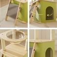 thumbnail image 6 of golytefs Green Cat Tree Cat Climbing Frame Multi-layer Cats Towers for Indoor Cats, 6 of 9