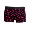 thumbnail image 4 of SJLDQY Valentines Men's Underwear Boxer Briefs Valentine's Day Sexy Rose Graphic Boxer Briefs for Men Soft Breathable Boxer Shorts for Men, 4 of 5