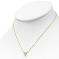thumbnail image 2 of 925 Sterling Silver White CZ Triangle Womens Pendant Necklace, 2 of 4