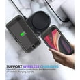 thumbnail image 5 of Diverbox Designed for iPhone SE case with Screen Protector Heavy Duty Shockproof Shock-Resistant Cases for iPhone se Phone 2022/2020 Release (Black), 5 of 7