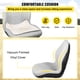 thumbnail image 3 of VEVOR Reemplazo universal de asiento de tractor, asiento compacto de respaldo alto para cortacesped, asiento de dirección deslizante con orificio de drenaje central, 3 of 9