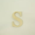 thumbnail image 4 of Package of 1, 14 Inch X 1/2" Thickness Baltic Birch Wood Letter s in The Times New Roman Font, Thick, Lower Case for Art & Craft Project, Made in USA, 4 of 4