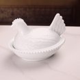 thumbnail image 4 of Shelf Accent Covered Bowl, Chicken Figurine Container for Sideboard Entry Console Styling, Small Keeper Curio with Cover, 4 of 9