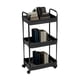 thumbnail image 1 of Carrito Organizador con Ruedas, Carro de Almacenamiento Plástico 3 Niveles de Alta Calidad, Mueble Organizador Multiusos, Carrito Auxiliar Fácil de Montar Resistente y Versátil (Negro), 1 of 6
