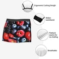 thumbnail image 6 of Bingfone Variety Of Fruits And Berries Men's Underwear - Casual Stretch Boxer Briefs-X-Large, 6 of 7