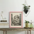 thumbnail image 5 of Vintage Views of Venice VI - Framed Print w/glass - Sunset Pink, 5 of 7