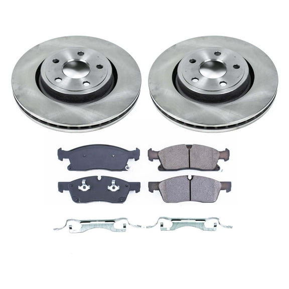 Ultimate Brakes Front Ceramic Brake Pad and Rotor Kit with Hardware WM80309