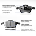 thumbnail image 4 of Front & Rear Ceramic Brake Pads for Volvo S60 S80 V70 XC70 Fits select: 2004-2007 VOLVO S60 2.5T, 2004 VOLVO V70 FWD, 4 of 4