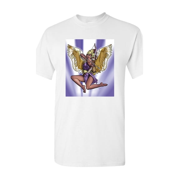 Warrior Women Archer Bow Arrow Tanya Ramsey Artworks Art DT Adult T-Shirt Tee