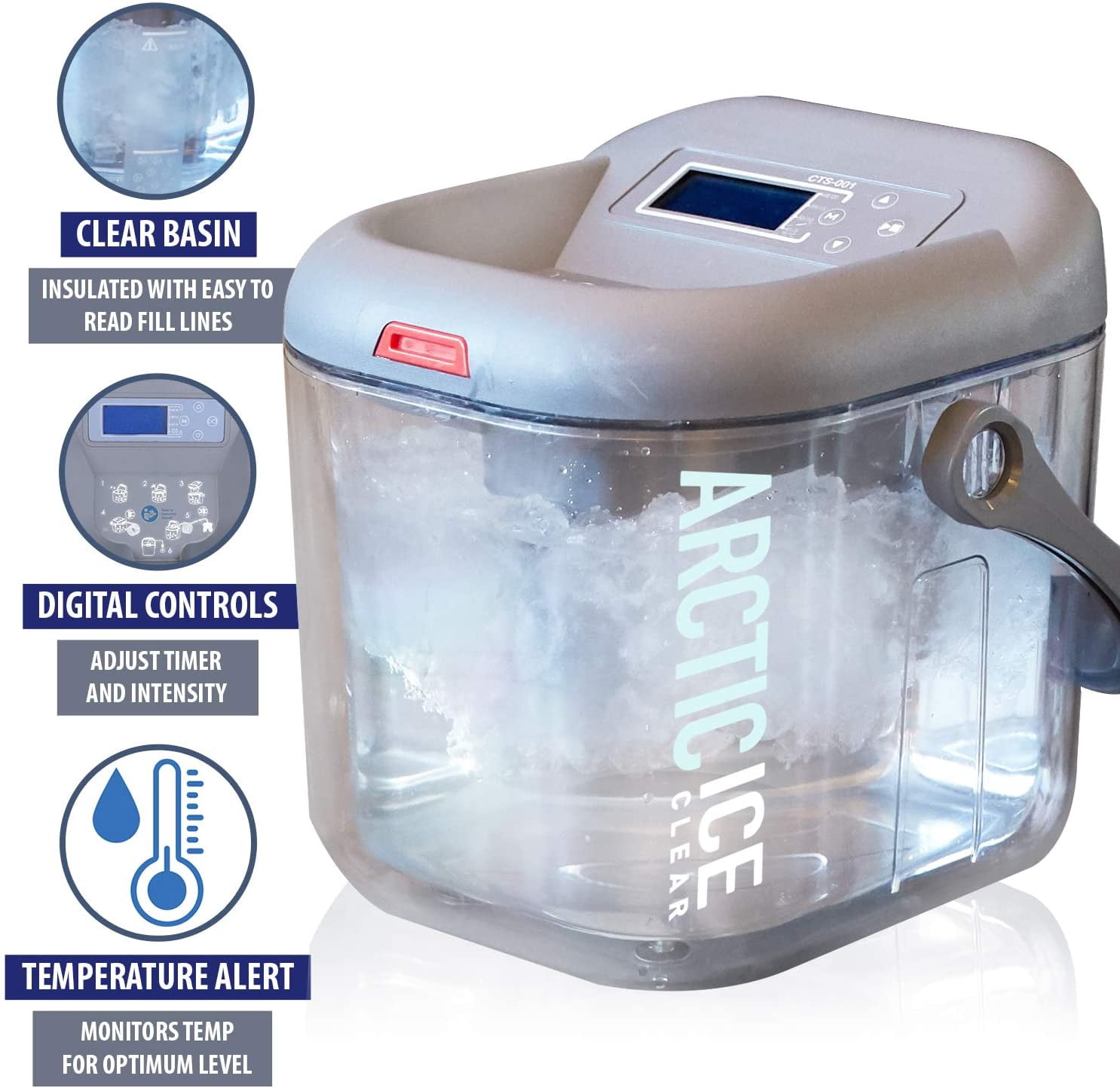 Arctic Ice Clear – Cold Water Therapy Machine with Cold Cubes