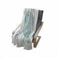 thumbnail image 4 of Manatee Soft Flannel Fleece Throw Blanket, Pastel Toned Arrangement with I Love Manatees Words Animal, Cozy Plush for Indoor and Outdoor Use, 70" x 90", Mint Green Jade Green, by Ambesonne, 4 of 6