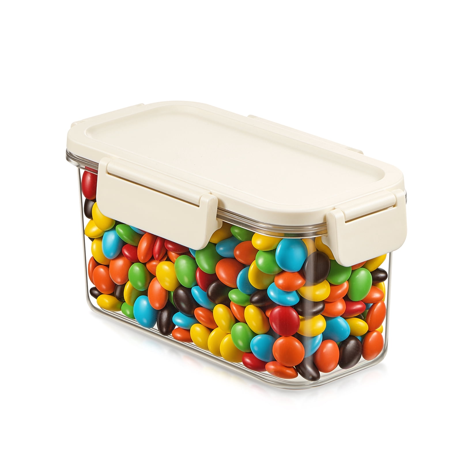 Sorbus Clear Standard Narrow Food Storage Container with Lid, Stackable