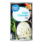 Great Value Clam Chowder Soup, 18.8 oz
