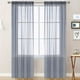 thumbnail image 1 of XmhyTop-A Cortina de color liso, 2 piezas, 100 x 250 cm, para ventana, sala de estar, dormitorio y decoración del hogar, color gris., 1 of 4