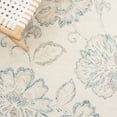 thumbnail image 6 of SAFAVIEH Micro-Loop Arda Floral Area Rug, Ivory/Blue, 8' x 10', 6 of 8