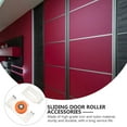 ITSELFER 2 Sets Sliding Glass Door Roller Window Door Roller Metal