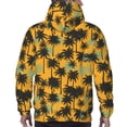 thumbnail image 7 of Balery Hawaii Palms Pattern Mens Hoodie Kangaroo Pocket Hoodie Pullover Hooded Sweatshirt Ideal for Daily Wear Travel and Home-XX-Large, 7 of 7