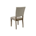 thumbnail image 3 of Best Master Transitional Solid Wood Dining Side Chair in Natural Oak (Set of 2), 3 of 4