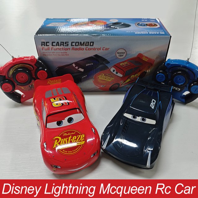 Disney Pixar Cars 3 Rayo McQueen, coche de control remoto eléctrico, coche de juguete de Hulk, Spiderman, juguetes, regalo para niños