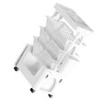 thumbnail image 4 of Estantería Móvil Con Ruedas, Carrito De Almacenamiento, Carrito Rodante De 3 Niveles, Carrito De Libros Móvil Para Cocina, Baño, Dormitorio, Oficina, 4 of 8