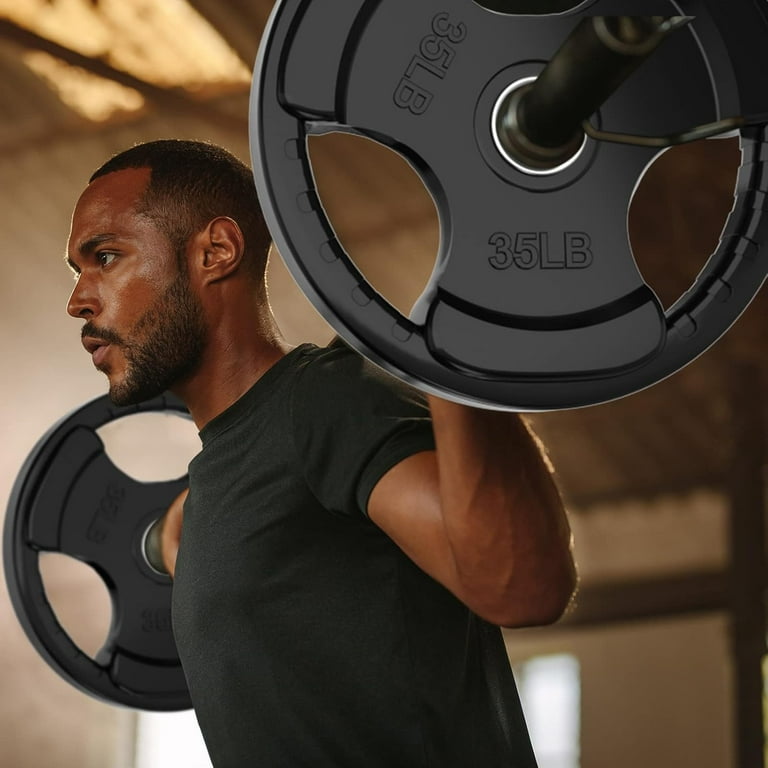 5lb Weights SPART Color Coded Weight Plate 2-Inch Rubber Coated