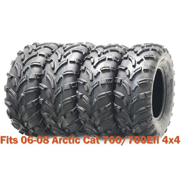 Set 4 WANDA ATV tires 25x812 & 25x1112 for 06 & 08 Arctic Cat 700